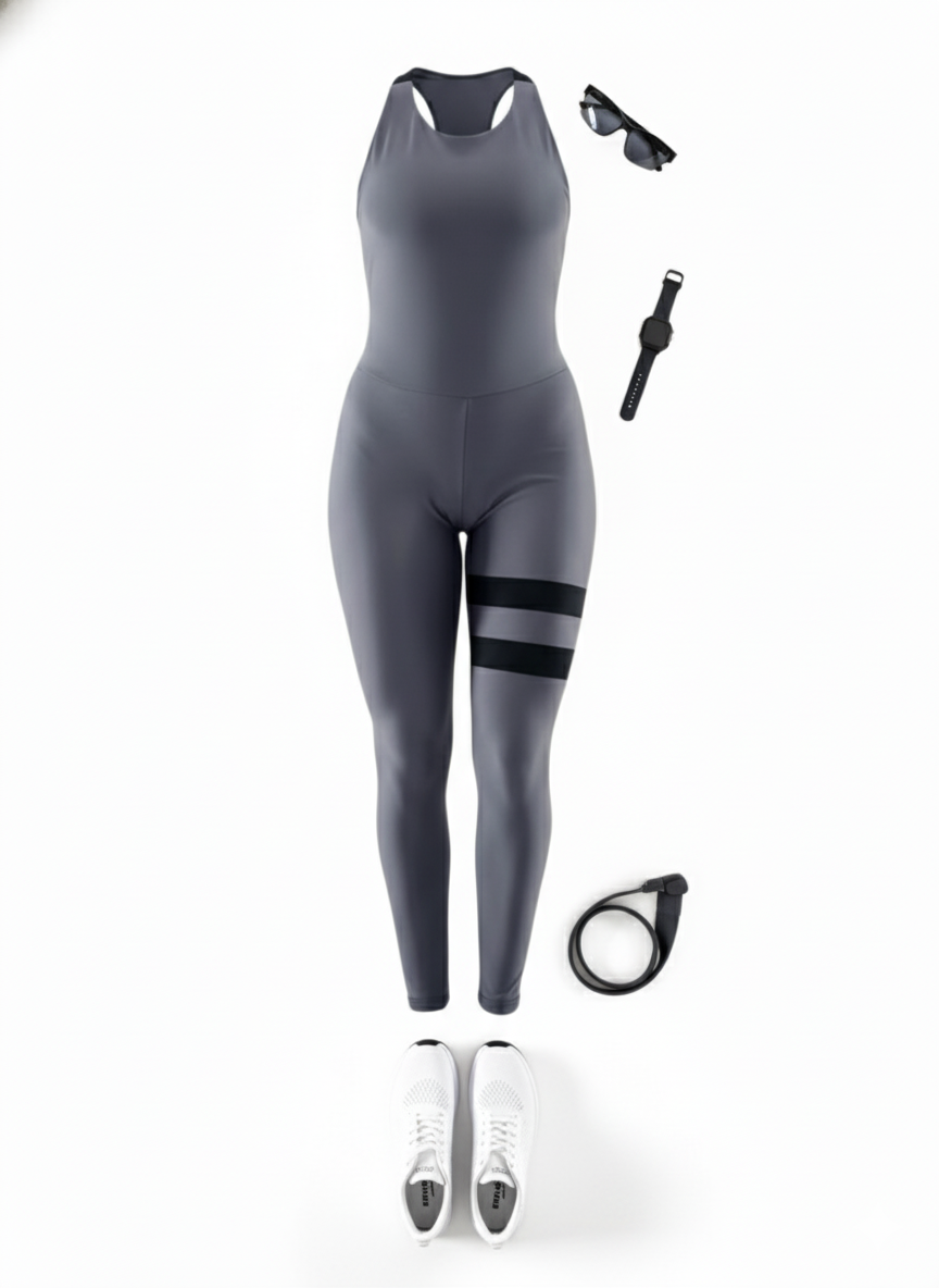 Palazzo deportivo sin mangas que estiliza con fuerza y libertad