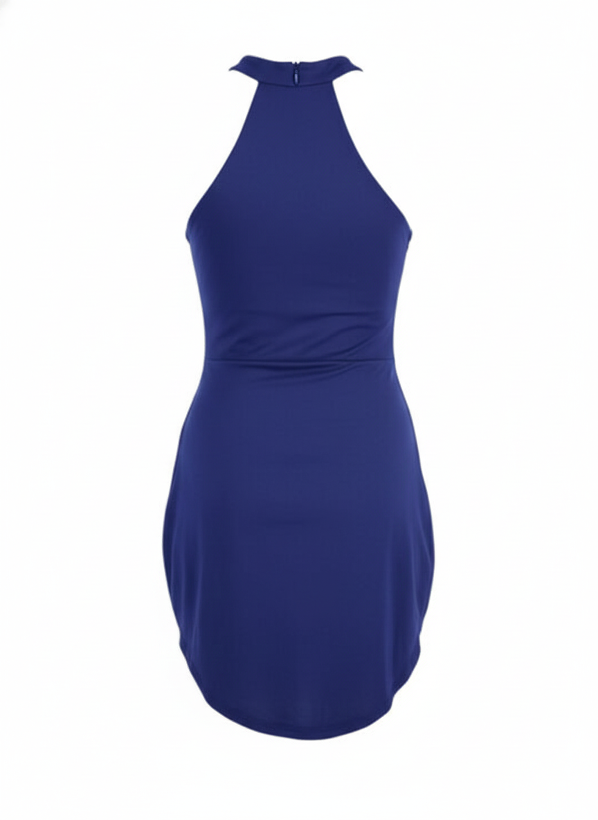 Minivestido sin mangas con corte que realza tu figura