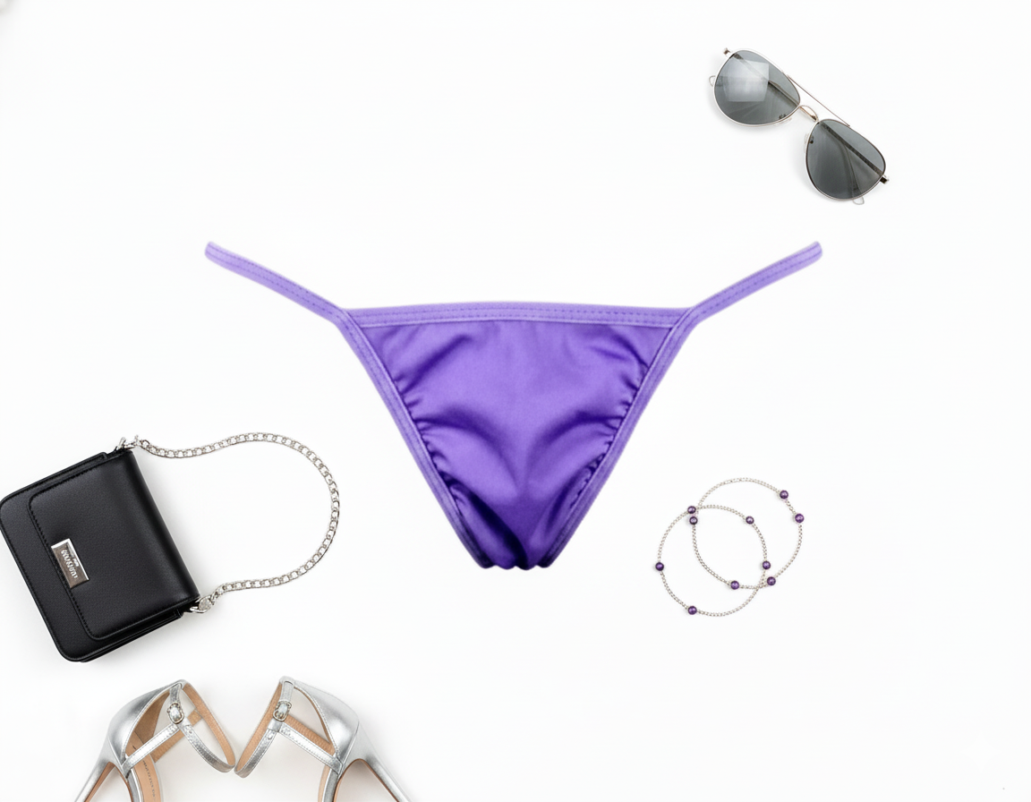 Micro tanga de hilo que eleva tu sensualidad con audacia felina