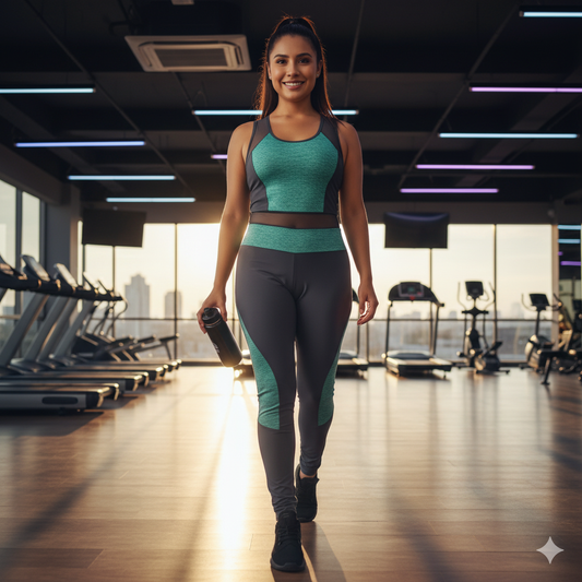 Enterizo deportivo con diseño corazón que moldea tu silueta