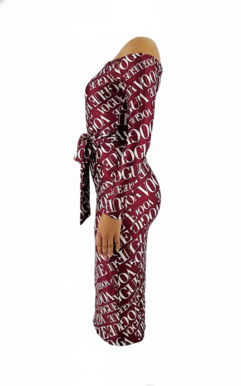 Vestido largo tipo lápiz con caída que realza tu silueta