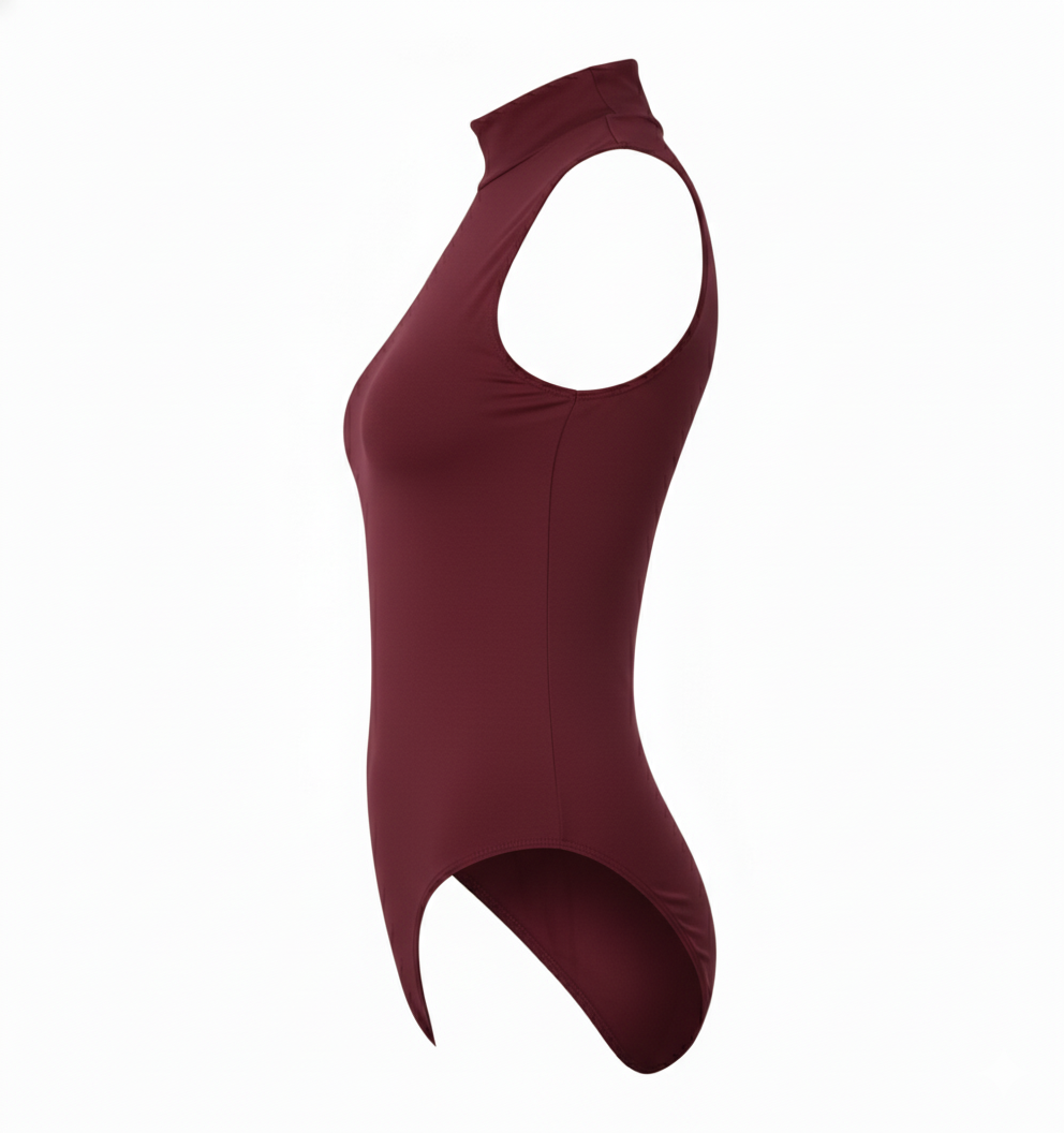 Pantyblusa sin mangas de caída limpia que resalta tu figura con elegancia natural