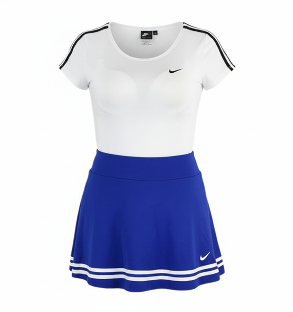 Conjunto deportivo con falda que combina movimiento y feminidad activa