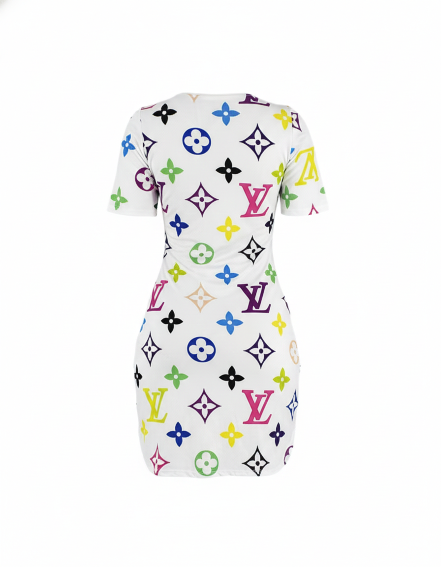 Vestido corto con moño que resalta tu lado chic y divertido
