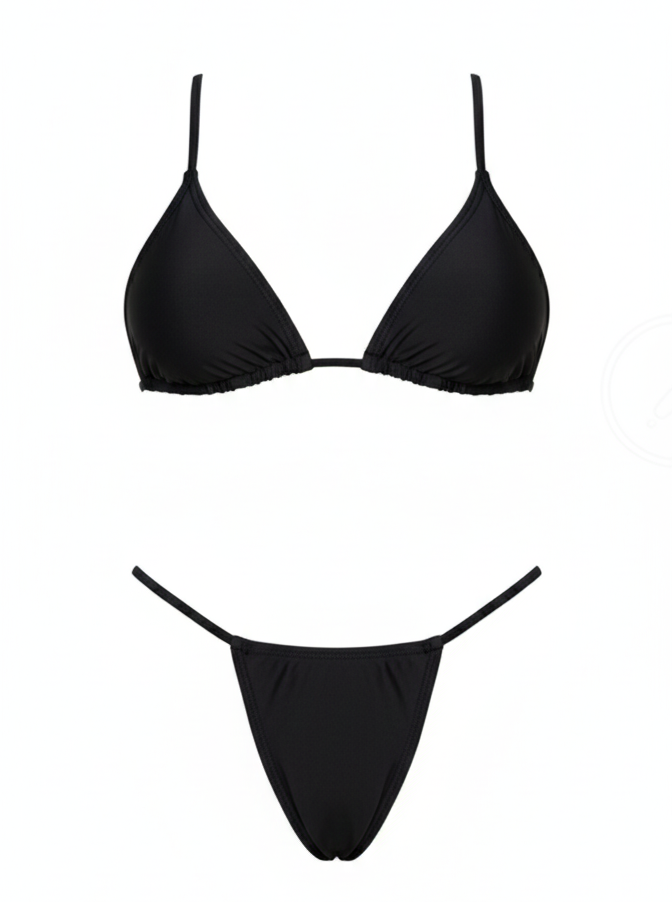 Bikini tanga de lencería que revela con osadía tu confianza total