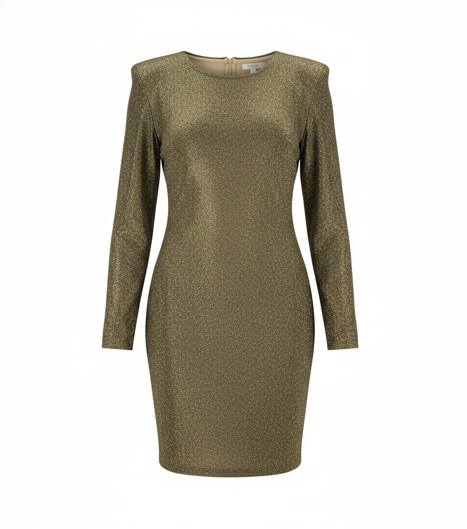 Vestido a la rodilla con escote en espalda que realza tu silueta con elegancia sutil