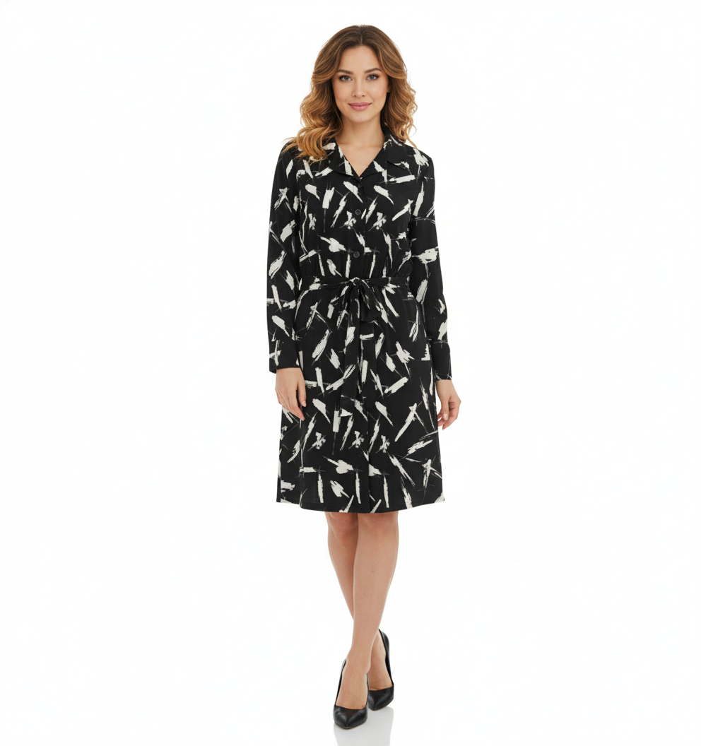 Vestido corto con estampado que marca tu estilo con autenticidad