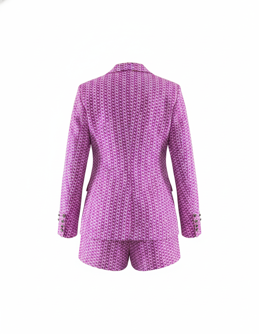 Conjunto short y blusa con blazer que enmarca tu personalidad atrevida