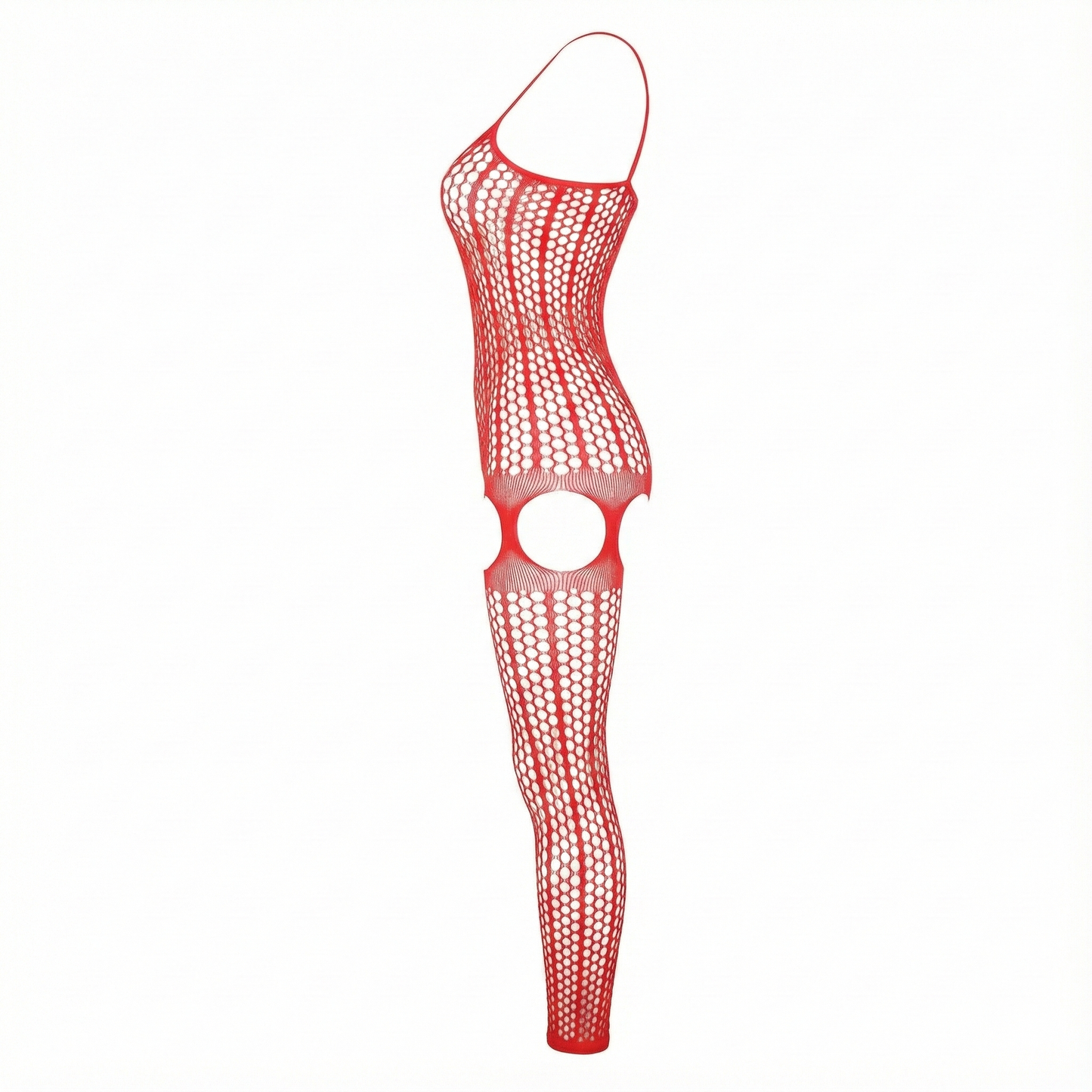 Body teddy largo con red que define y seduce