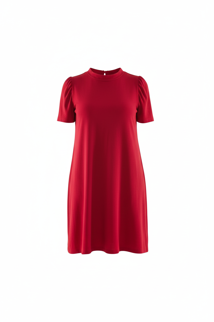 Vestido corte imperio que suaviza tu silueta con delicadeza casual