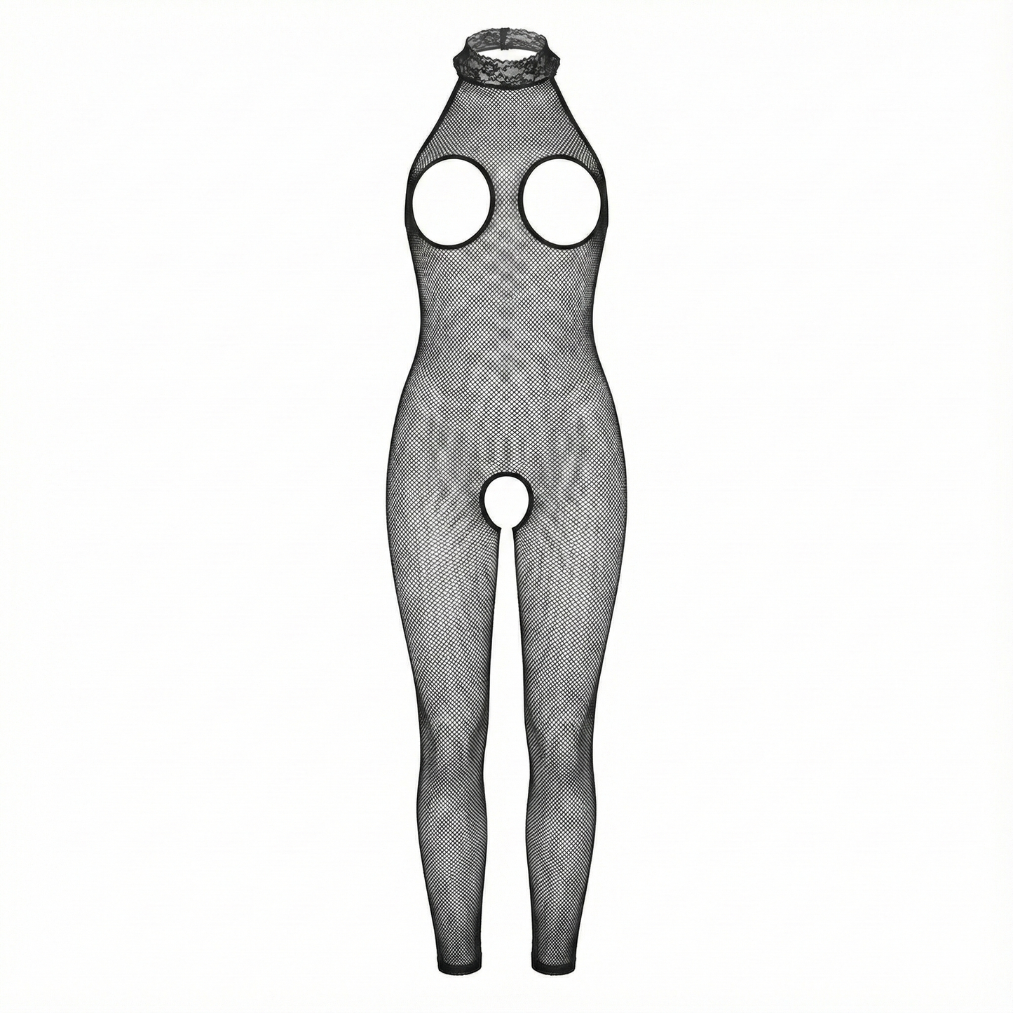 Body teddy largo de red que abraza tu silueta con seducción total