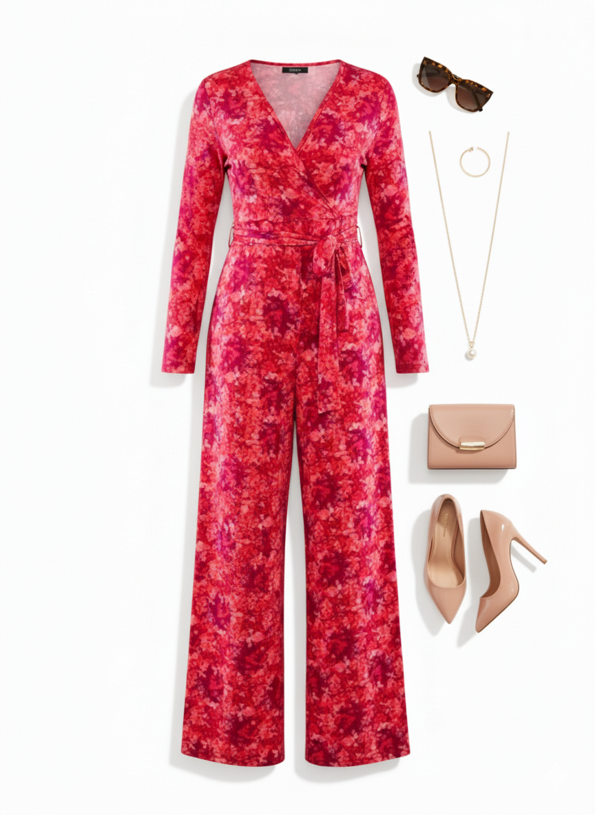 Enterizo palazo que estiliza tu figura con fluidez romántica