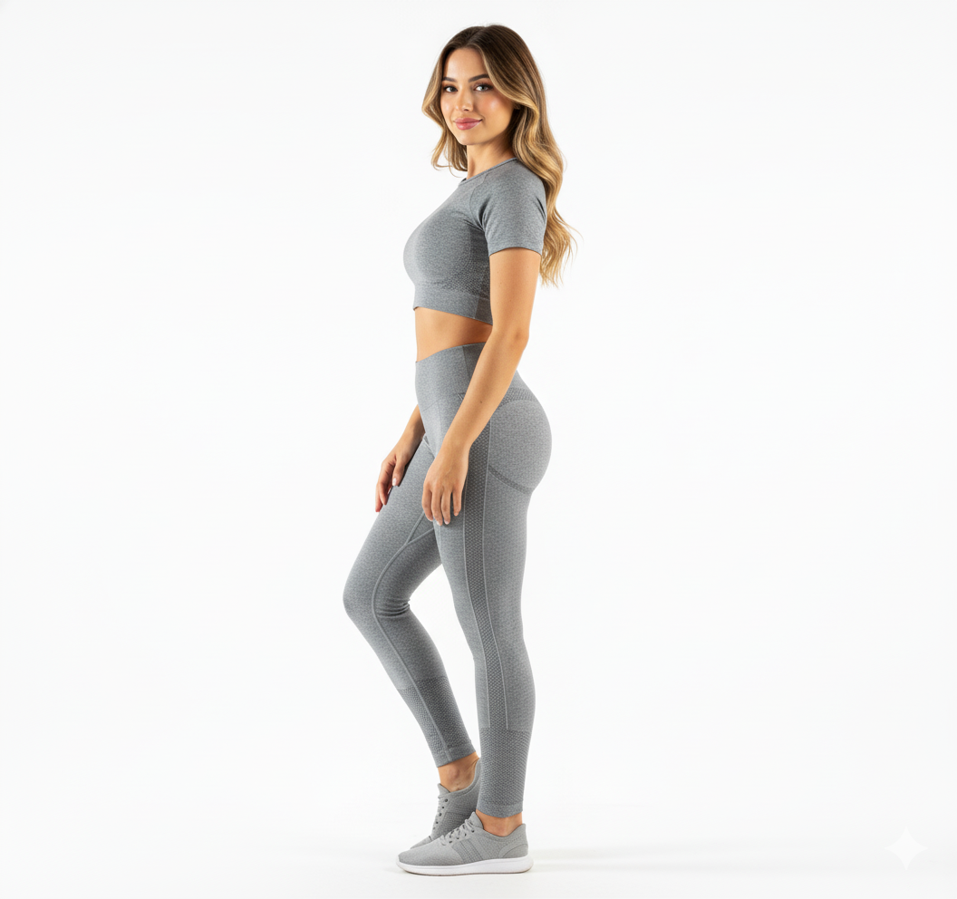 Leggins deportivo moldeador que potencia tu figura con energía visual