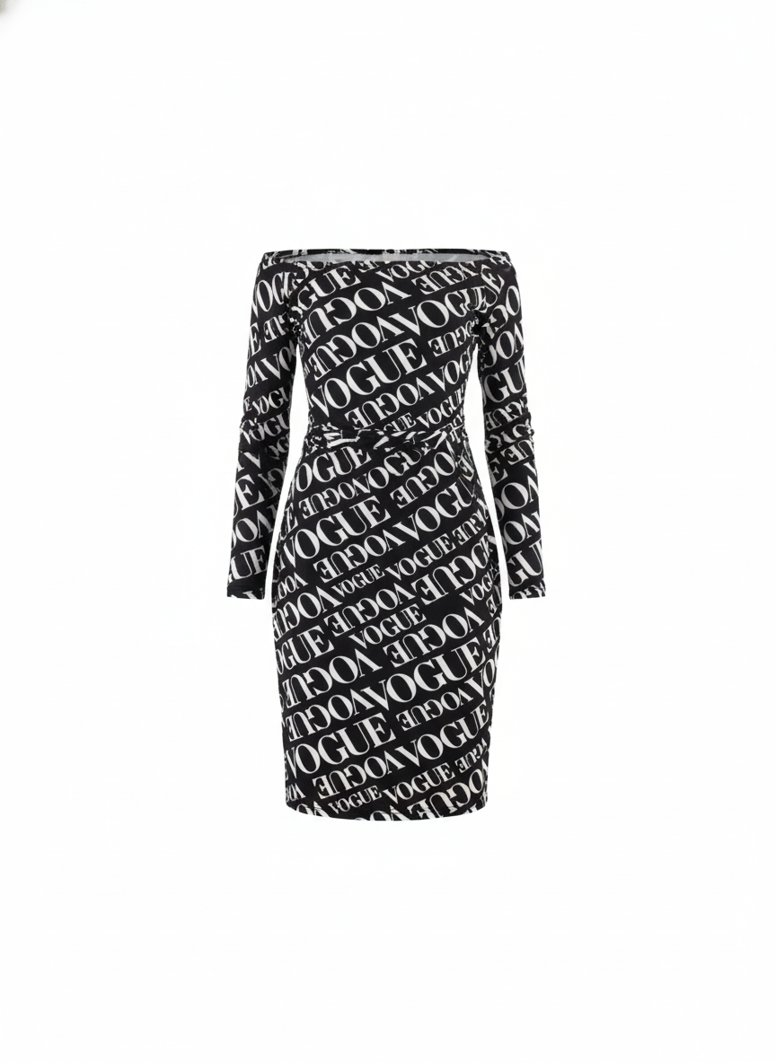 Vestido largo tipo lápiz con caída que realza tu silueta