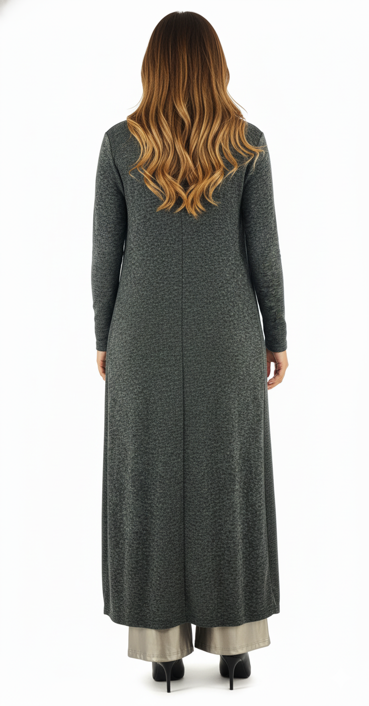 Ensamble largo que estiliza tu silueta con elegancia sutil