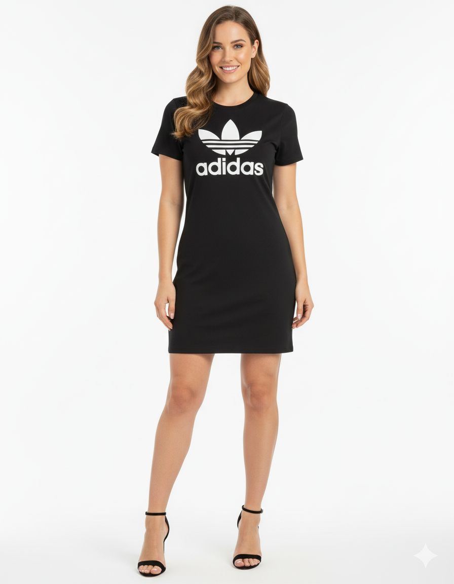 Minivestido de lycra que resalta tu silueta con actitud sporty