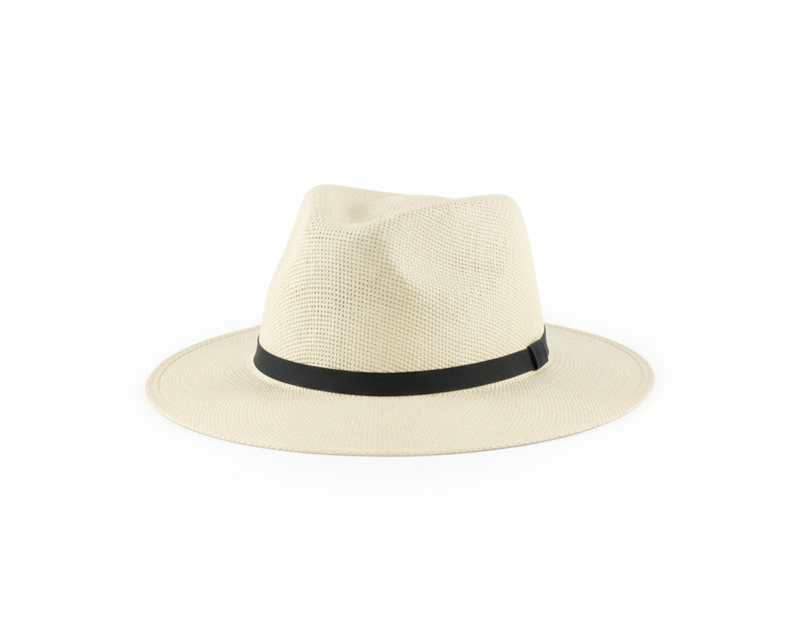Sombrero panameño estructurado que eleva tu estilo con naturalidad elegante