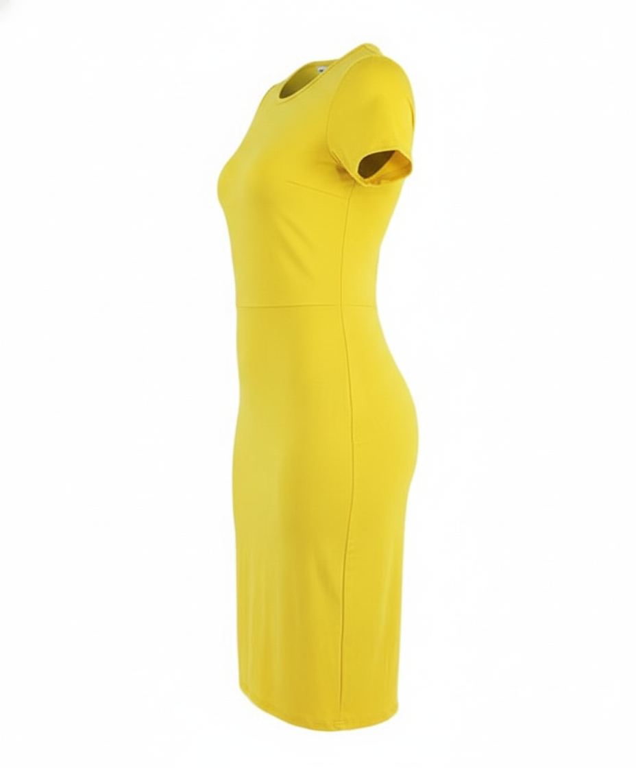 Vestido tipo lápiz con bolsillos que define tu silueta con elegancia funcional