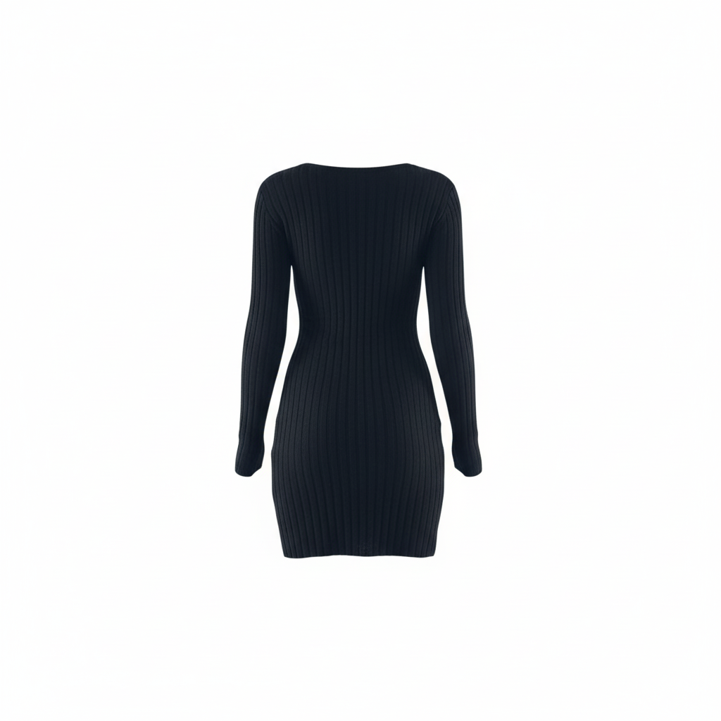 Vestido corto ajustado que realza tu figura con elegancia casual