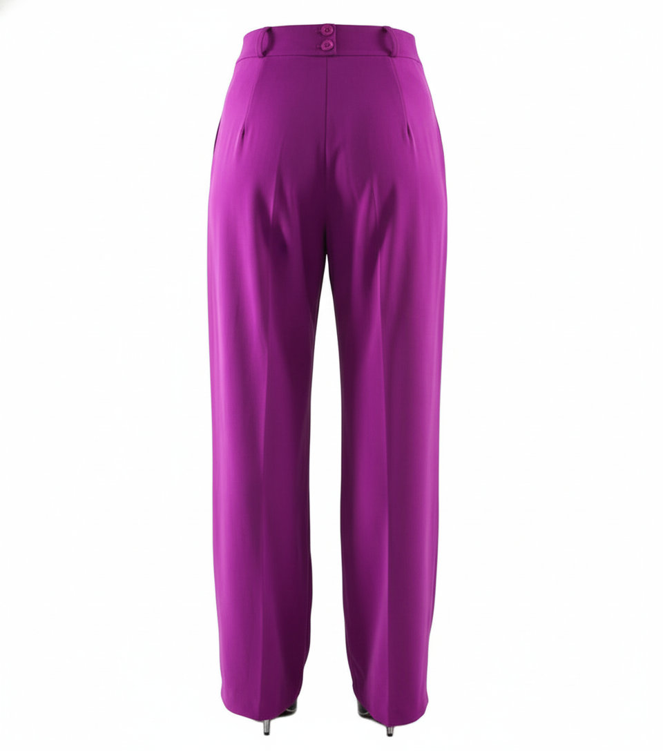 Pantalón recto con caída elegante que estiliza tu silueta