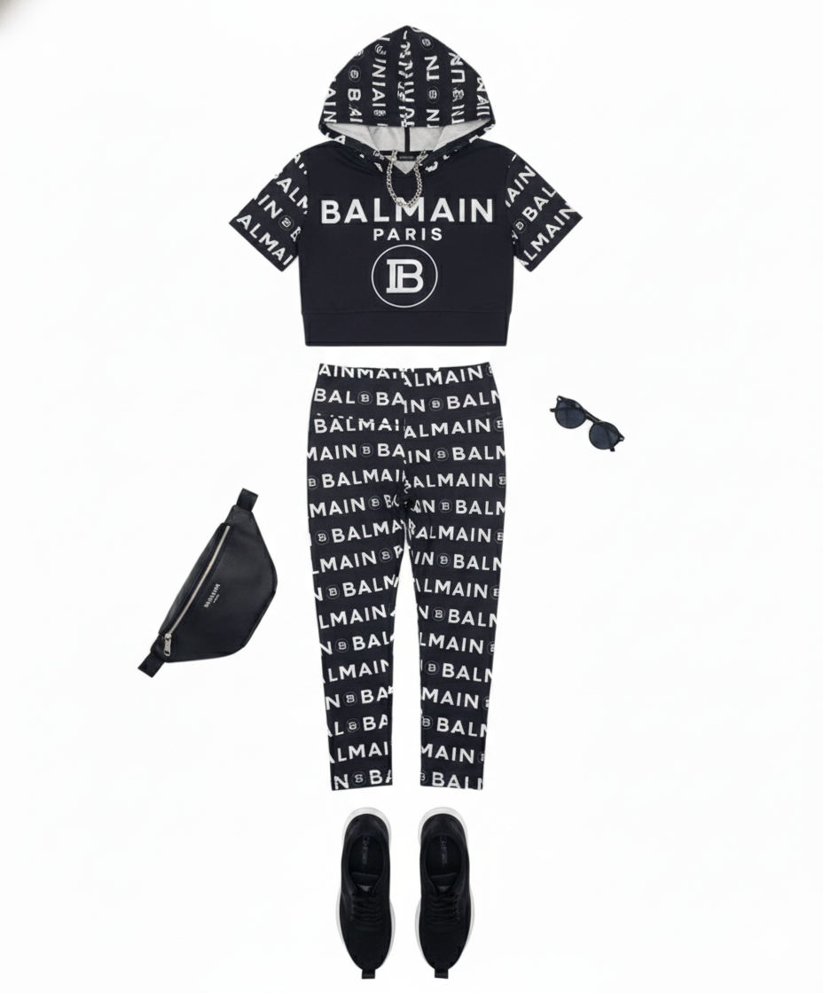 Conjunto deportivo estampado que redefine tu energía con estilo urbano