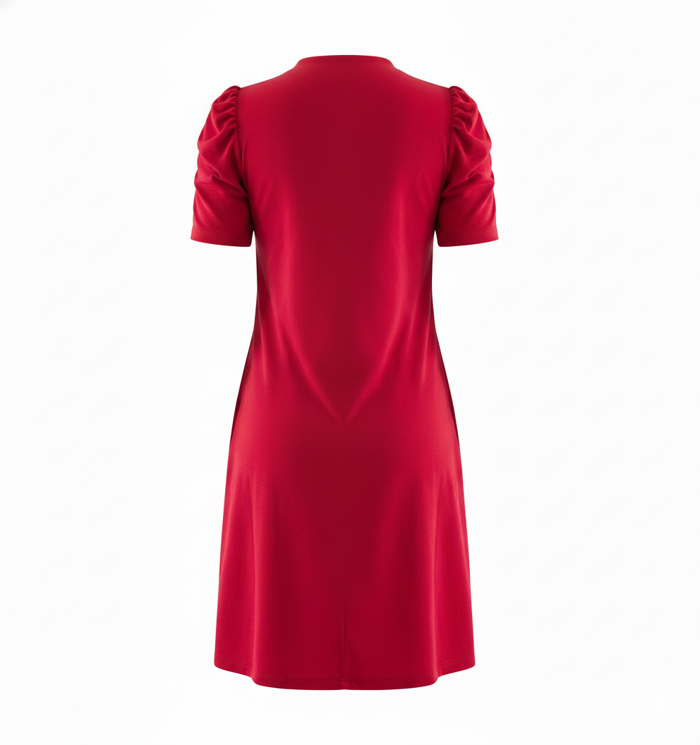 Vestido corte imperio que suaviza tu silueta con delicadeza casual