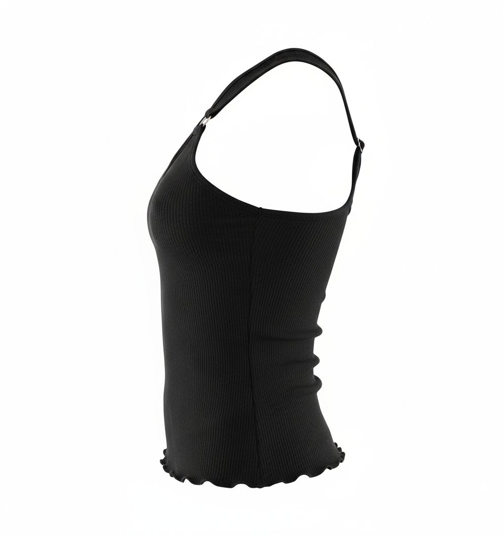 Blusa sin mangas con escote cruzado que destaca tu silueta