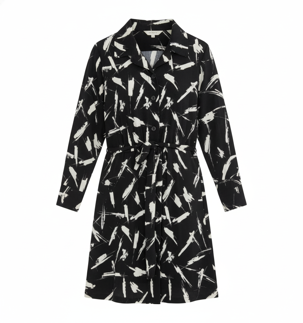 Vestido corto con estampado que marca tu estilo con autenticidad