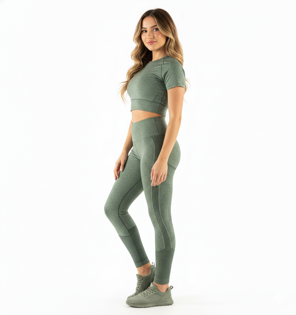 Leggins deportivo moldeador que potencia tu figura con energía visual
