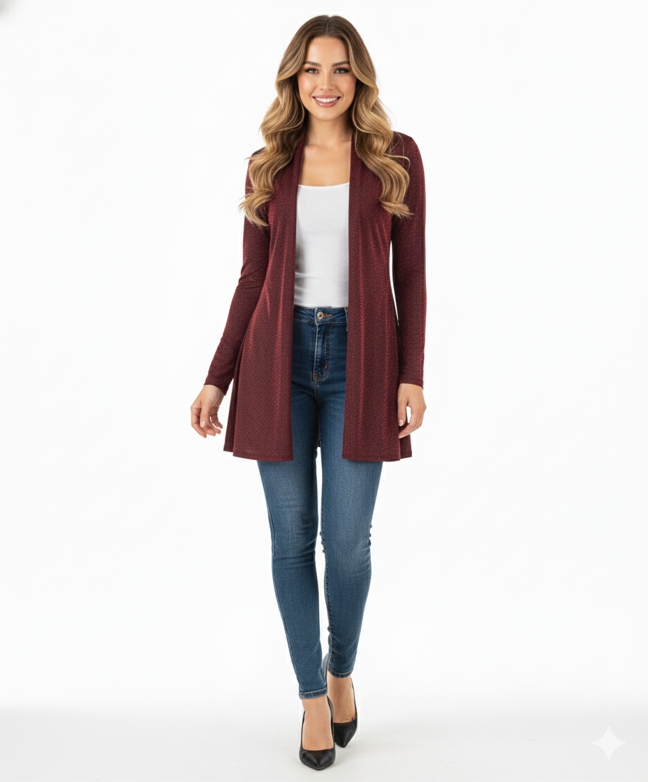 Ensamble clásico con caída favorecedora que estiliza tu figura