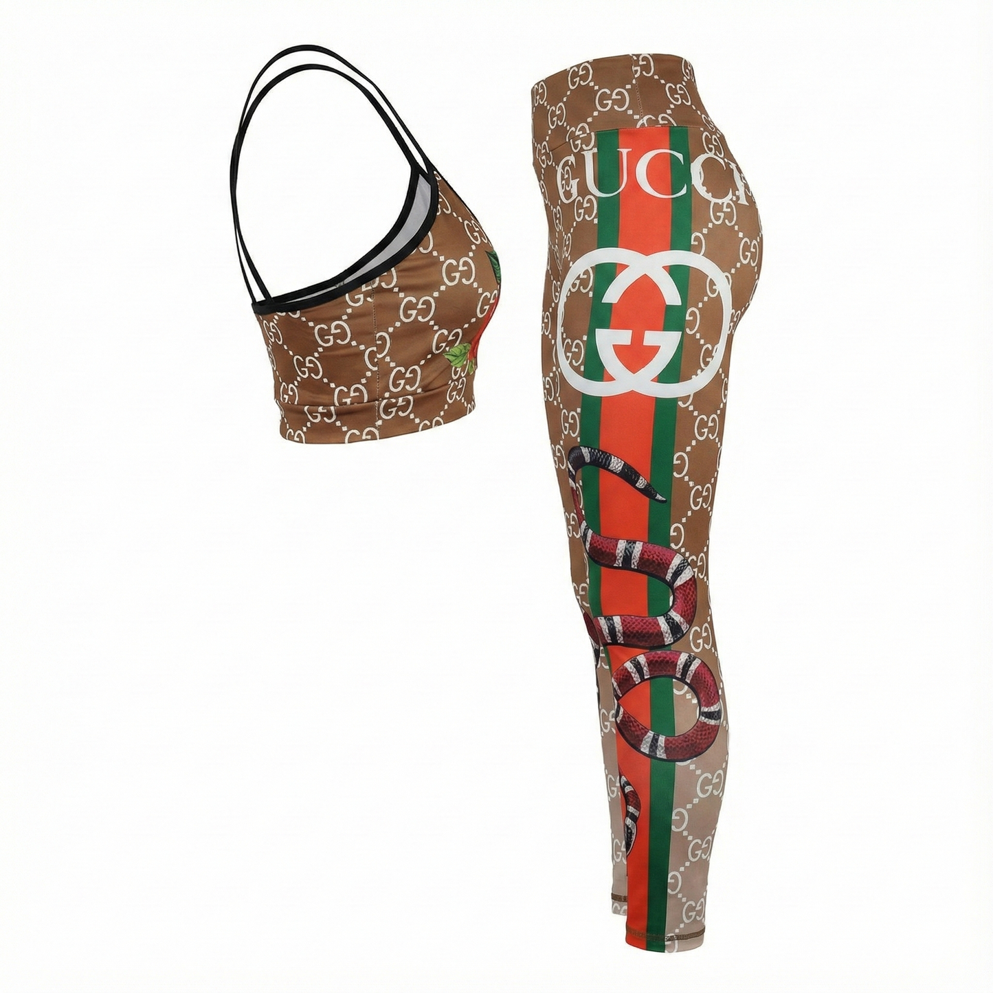 Conjunto deportivo con estampado que define tu figura con actitud