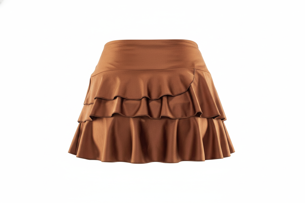 Minifalda con vuelo que aporta movimiento y coquetería a tu silueta