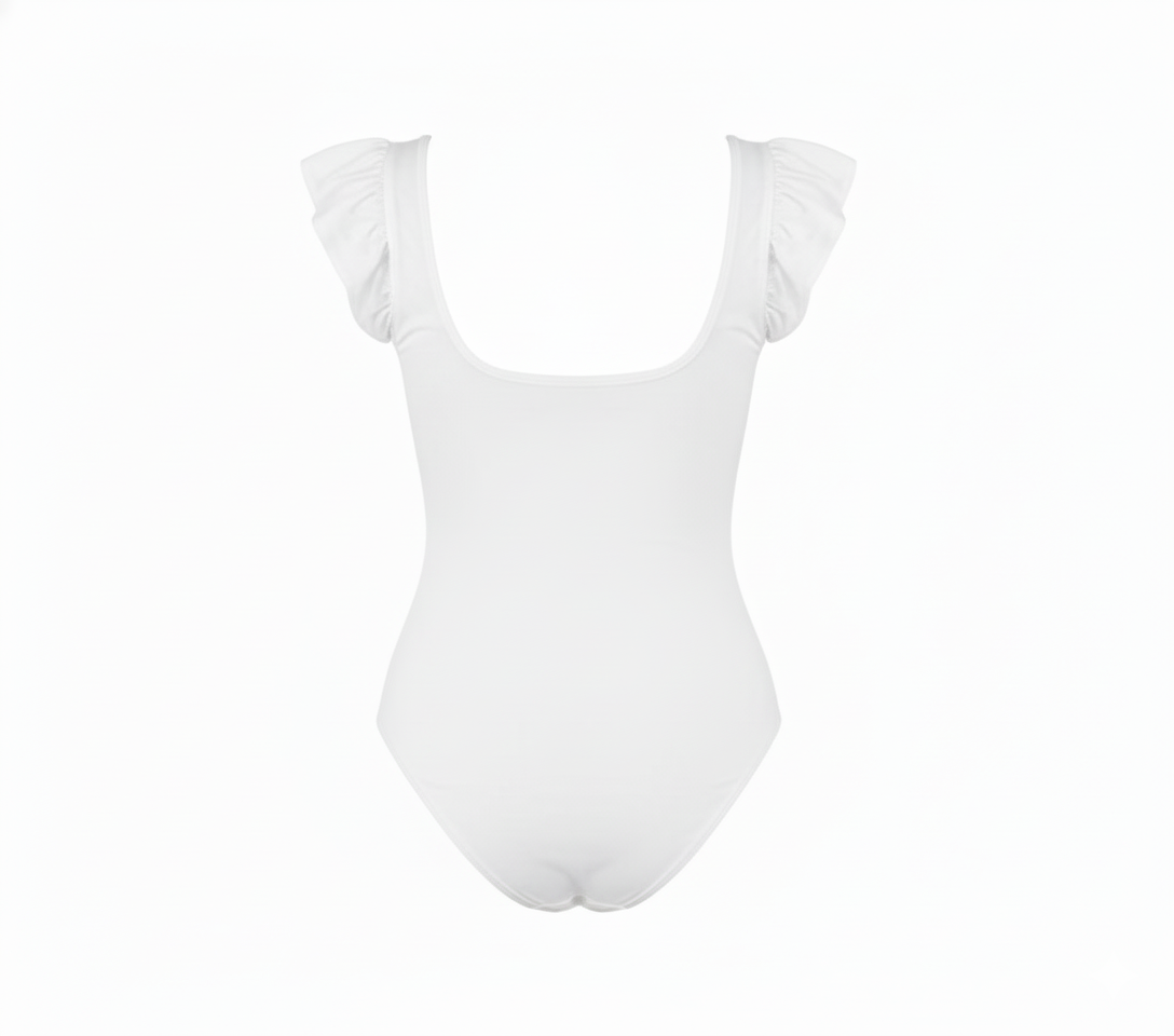 Pantyblusa estampada con olanes que resalta tu encanto femenino