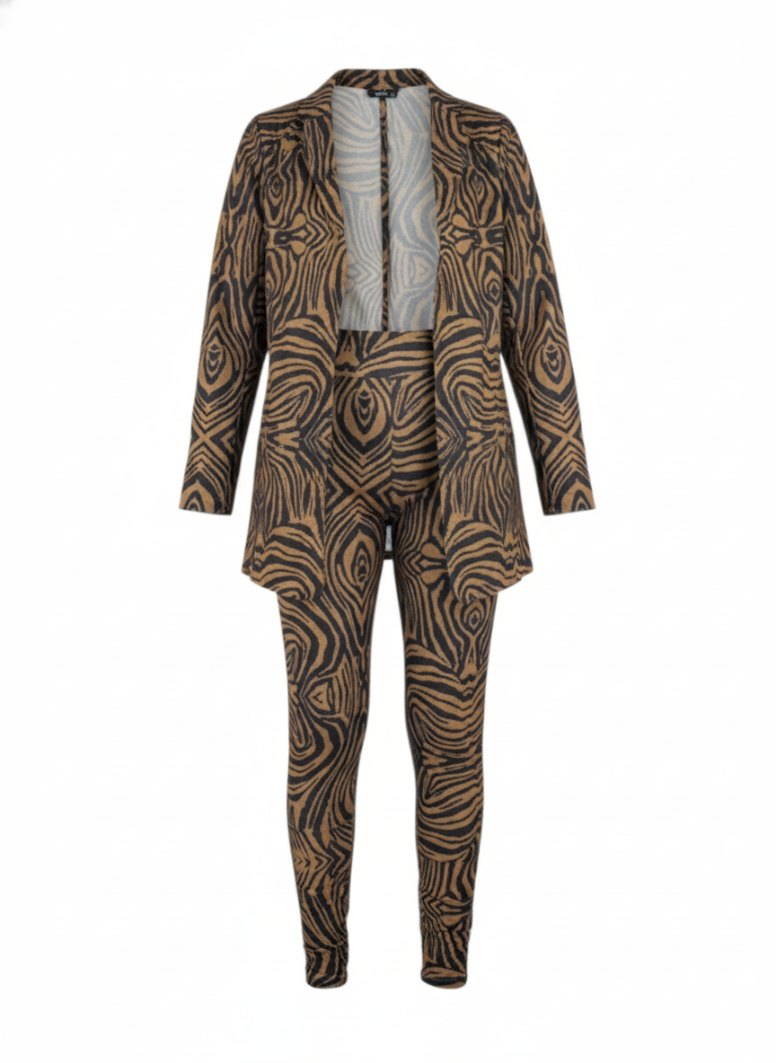 Conjunto blazer y pantalón que potencia tu silueta con elegancia audaz
