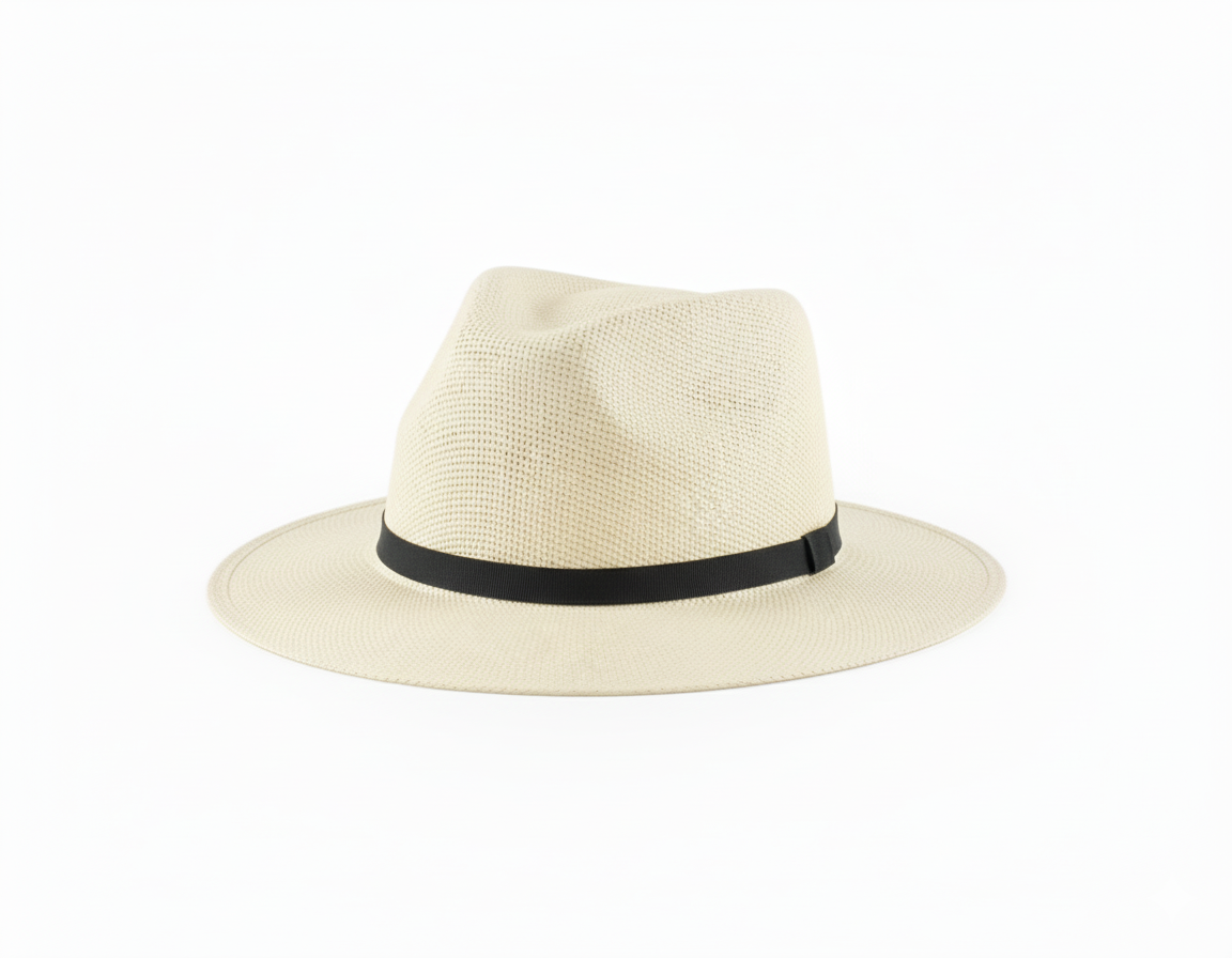 Sombrero panameño estructurado que eleva tu estilo con naturalidad elegante