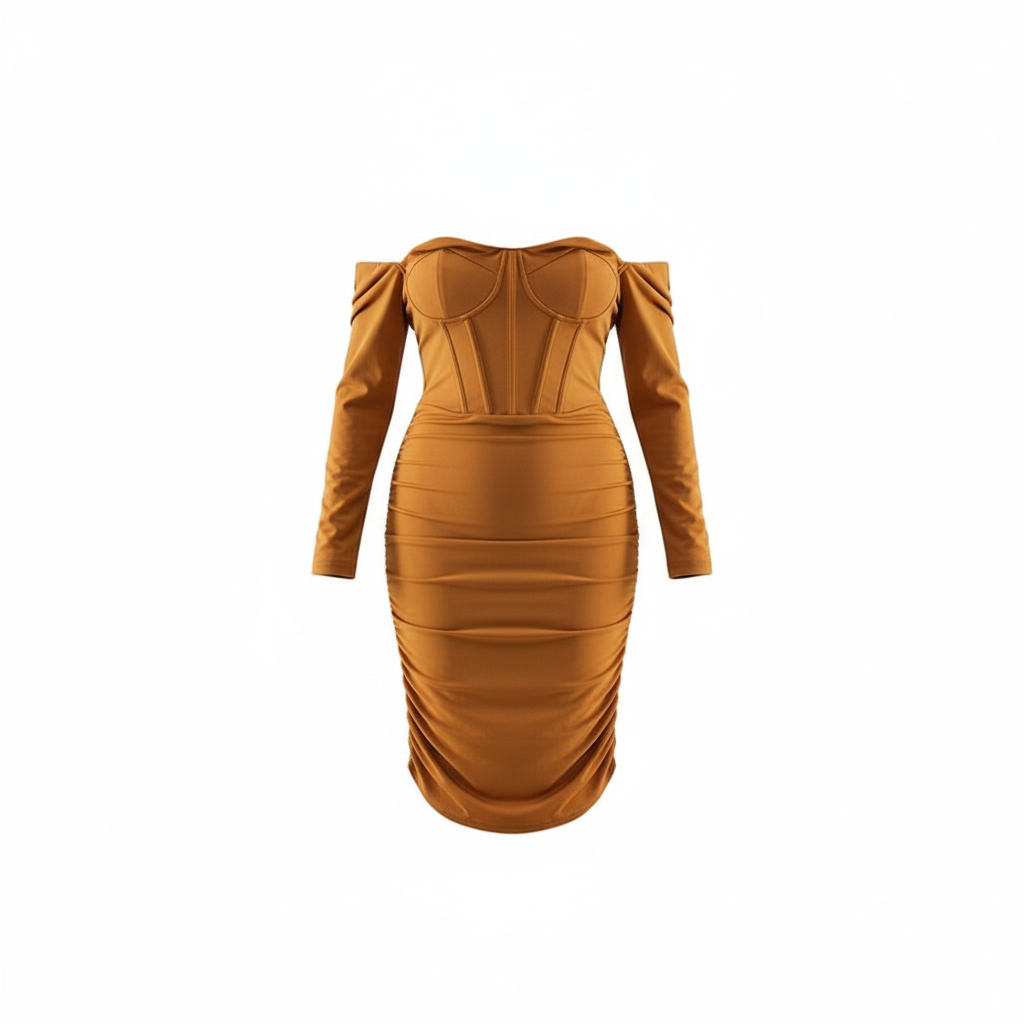 Vestido corte Chanel que moldea tu silueta con elegancia atrevida