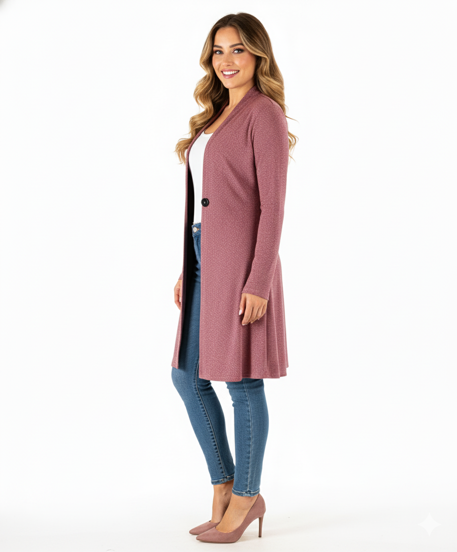 Ensamble clásico con caída favorecedora que estiliza tu figura