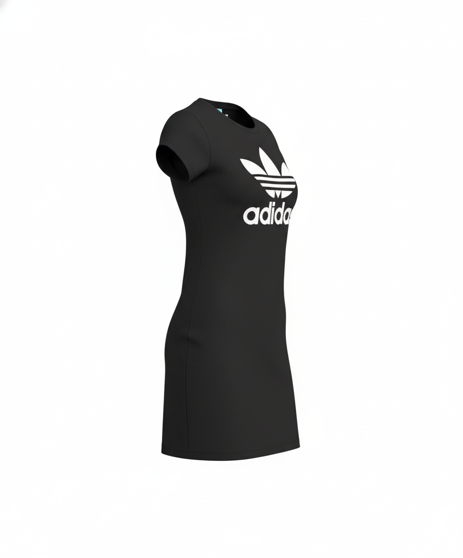 Minivestido de lycra que resalta tu silueta con actitud sporty