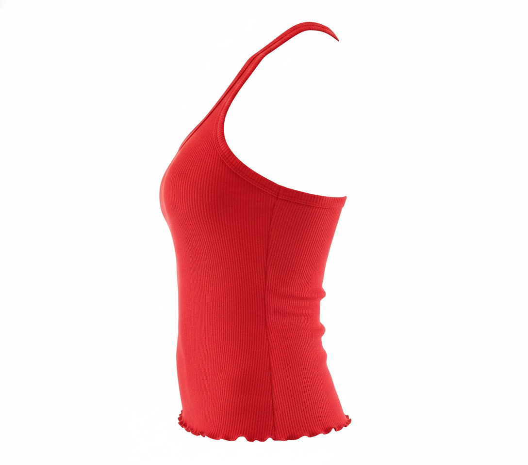 Blusa sin mangas con escote cruzado que destaca tu silueta