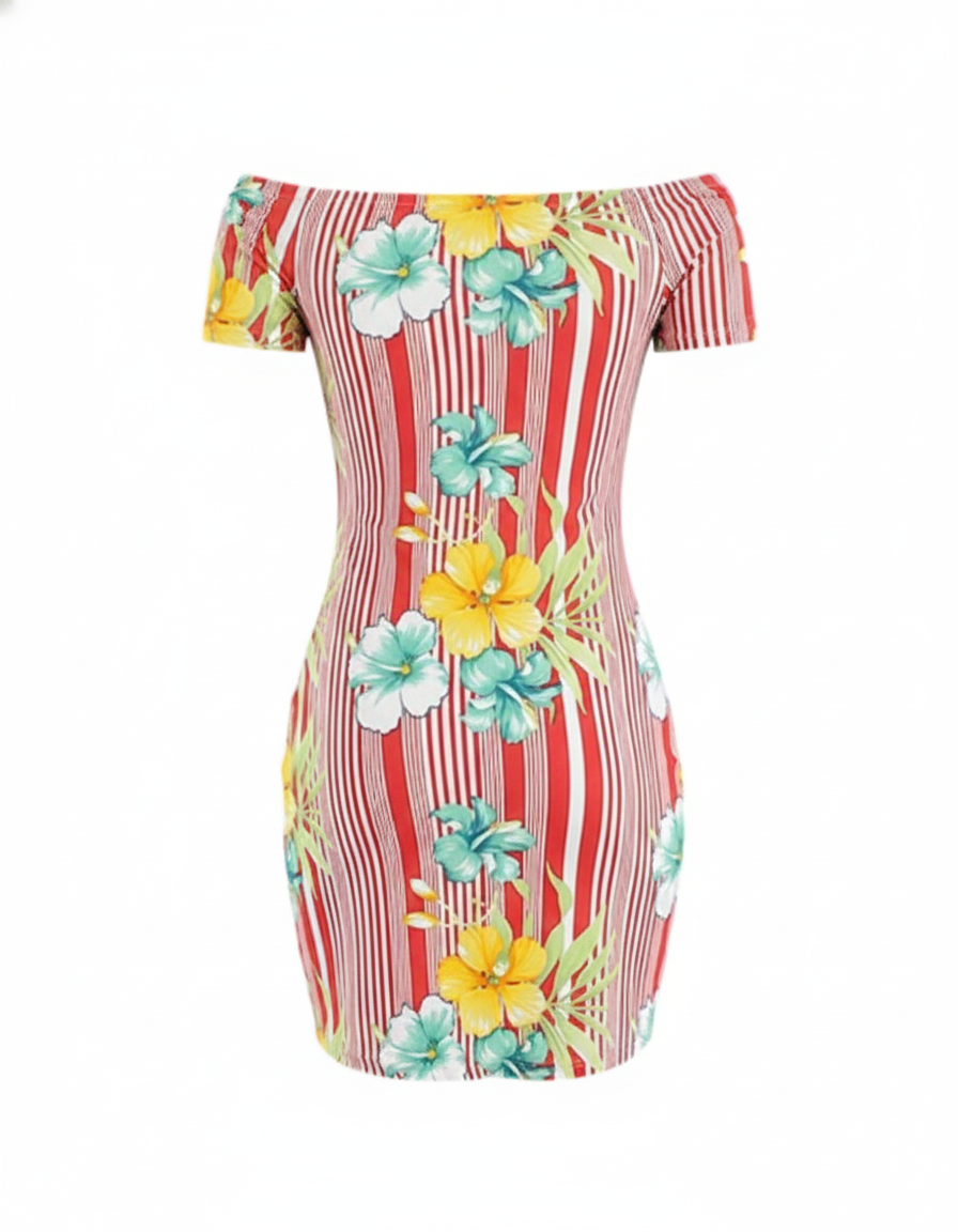 Minivestido con estampado floral que realza tu lado fresco