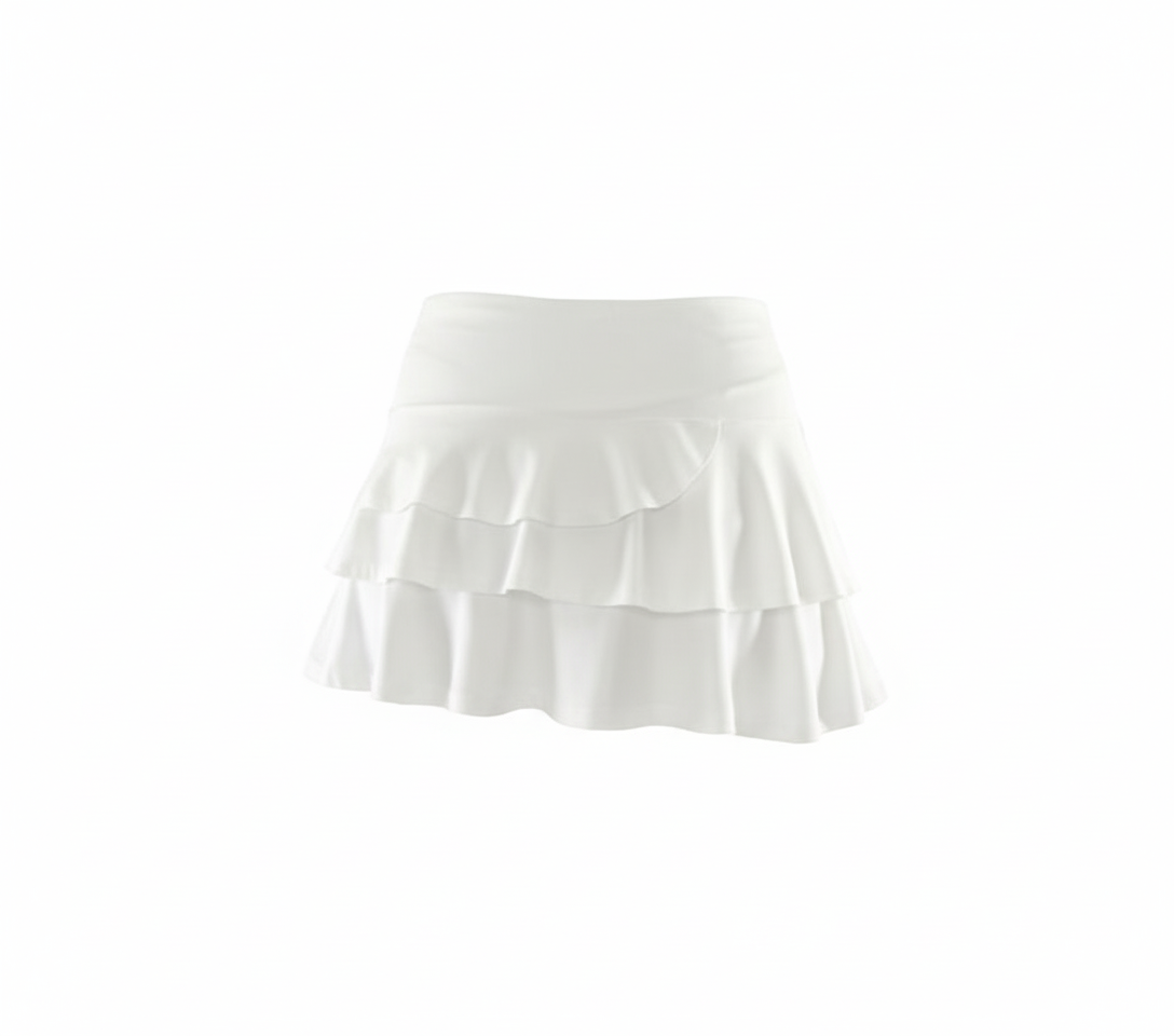 Minifalda con vuelo que aporta movimiento y coquetería a tu silueta
