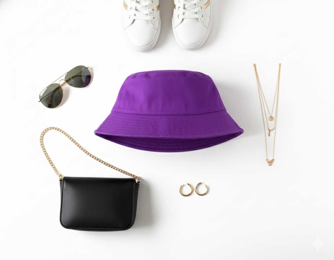 Sombrero bucket que ilumina tu look con frescura y actitud