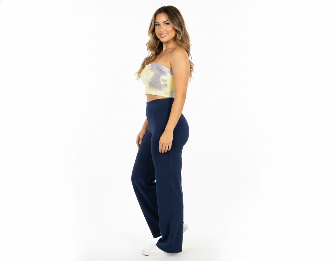 Crop top tipo tubo con estampado vibrante que resalta tu alegría natural