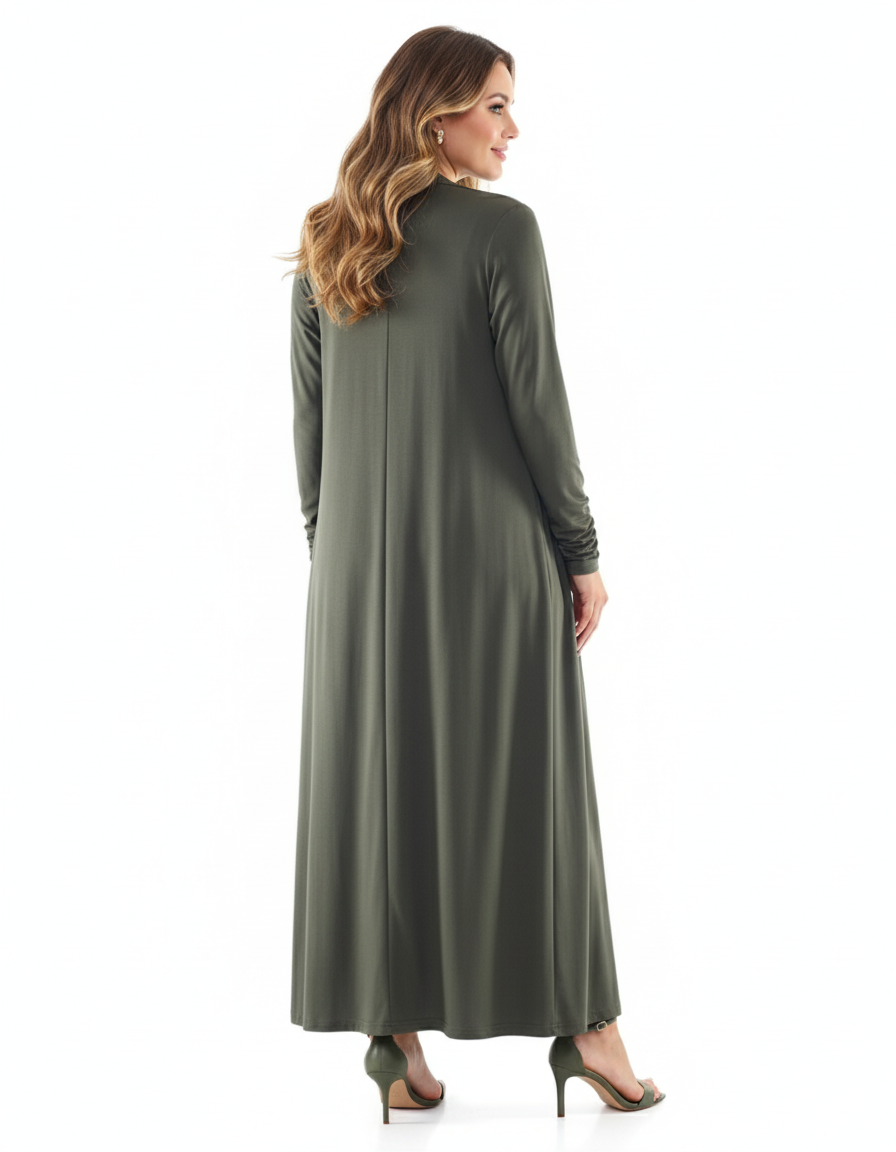 Vestido corte Chanel con ensamble que alarga visualmente tu silueta