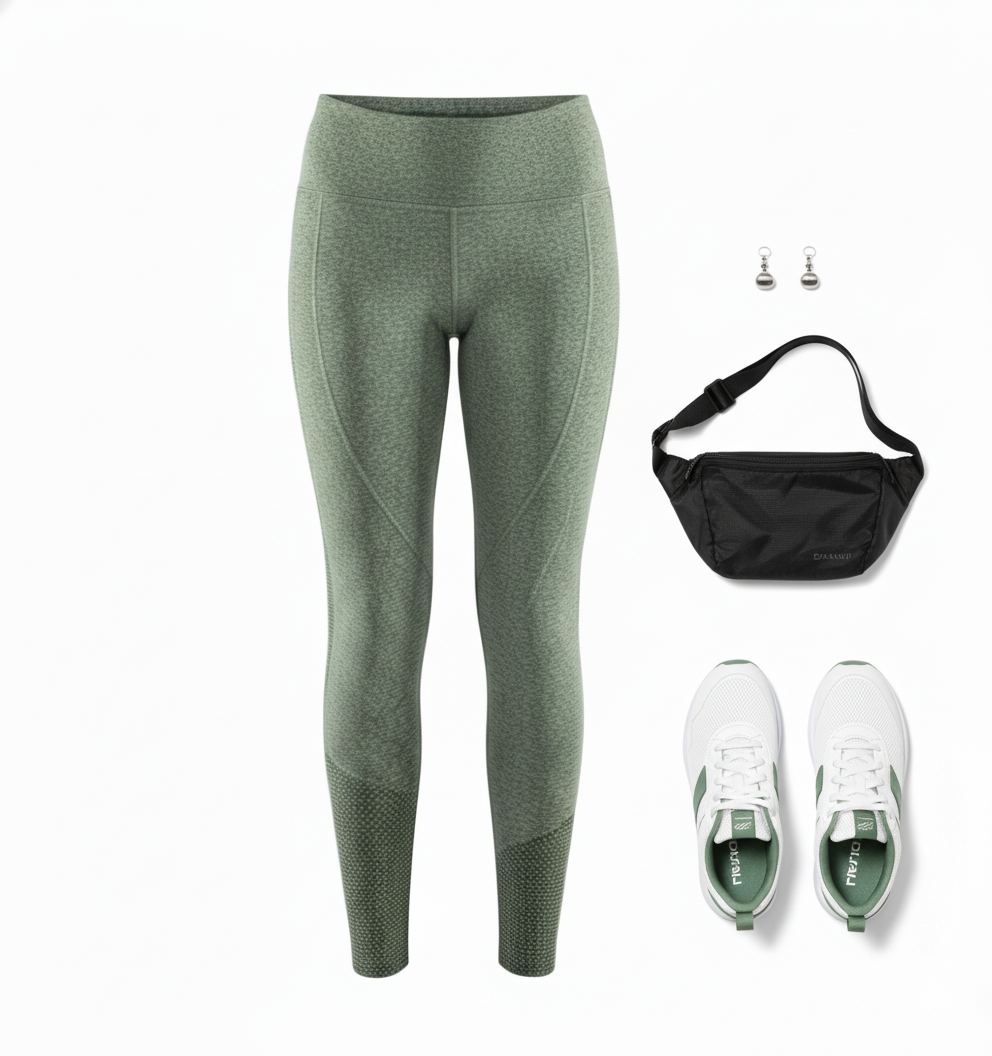 Leggins deportivo moldeador que potencia tu figura con energía visual