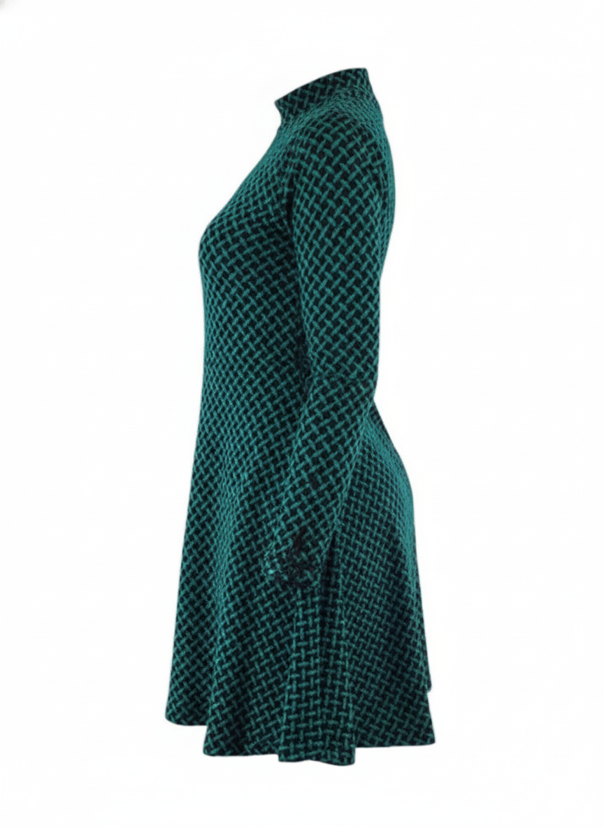 Vestido corte imperio con movimiento que alarga tu figura