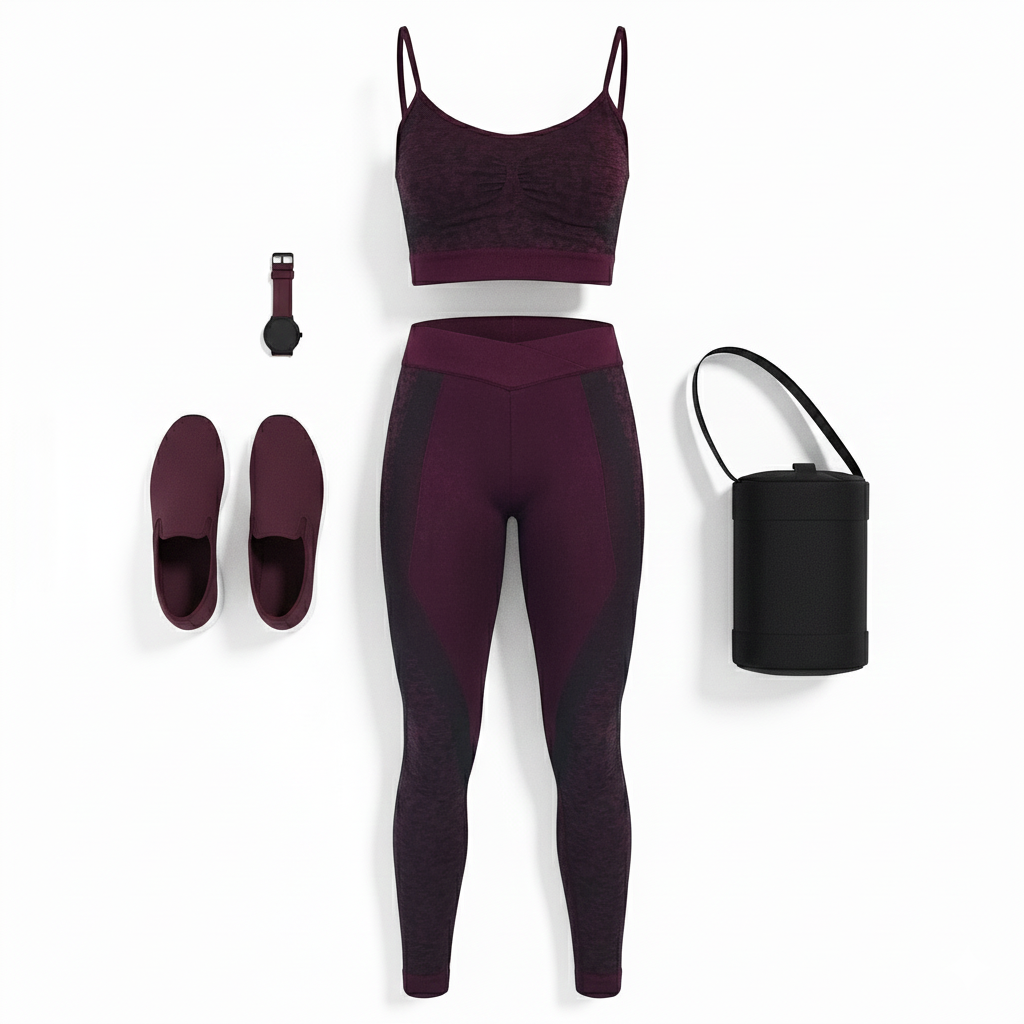 Conjunto deportivo moldeador con estampado felino que potencia tu energía