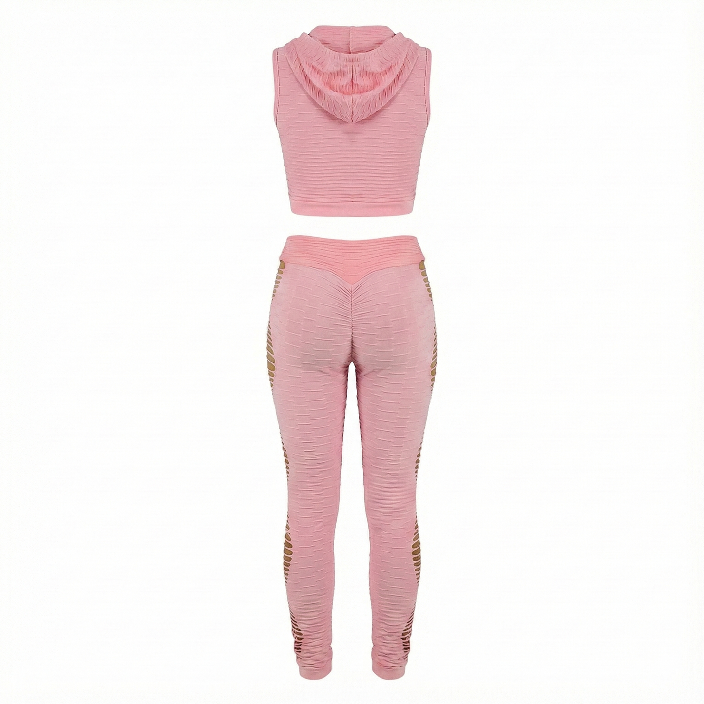 Conjunto deportivo con rombos laterales que estiliza tu figura al moverte