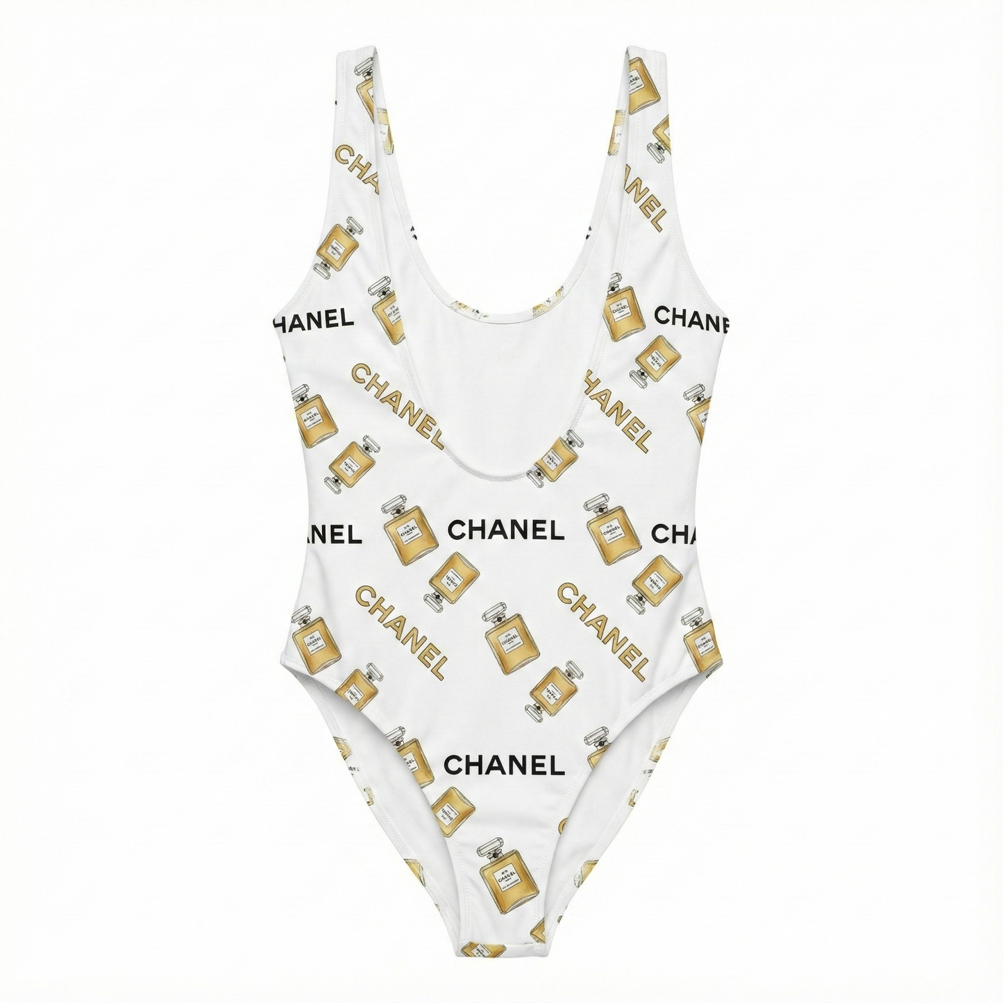 Pantyblusa brasileña estampada de impacto gráfico con manga larga y ajuste slim