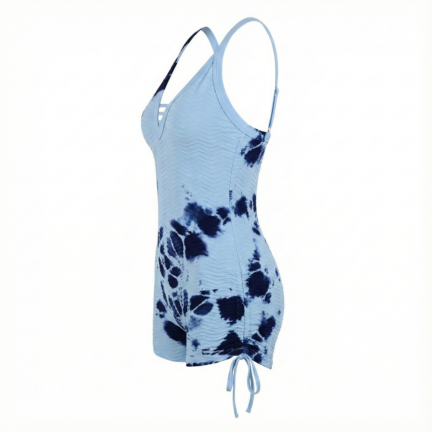 Jumper deportivo corto con estampado acuarela que moldea tu figura